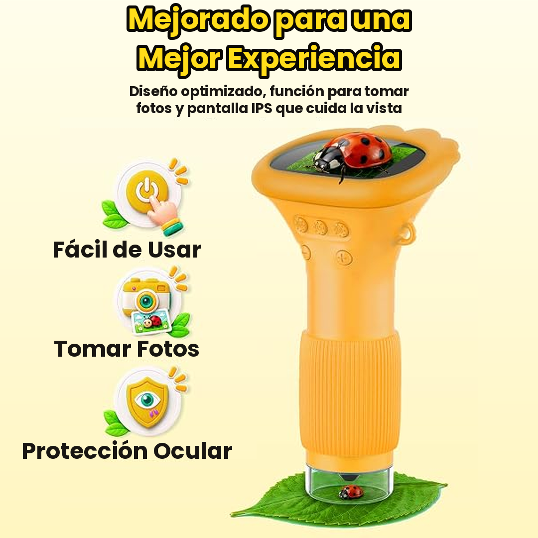 Microscopio de bolsillo para niños