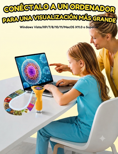 Microscopio de bolsillo para niños
